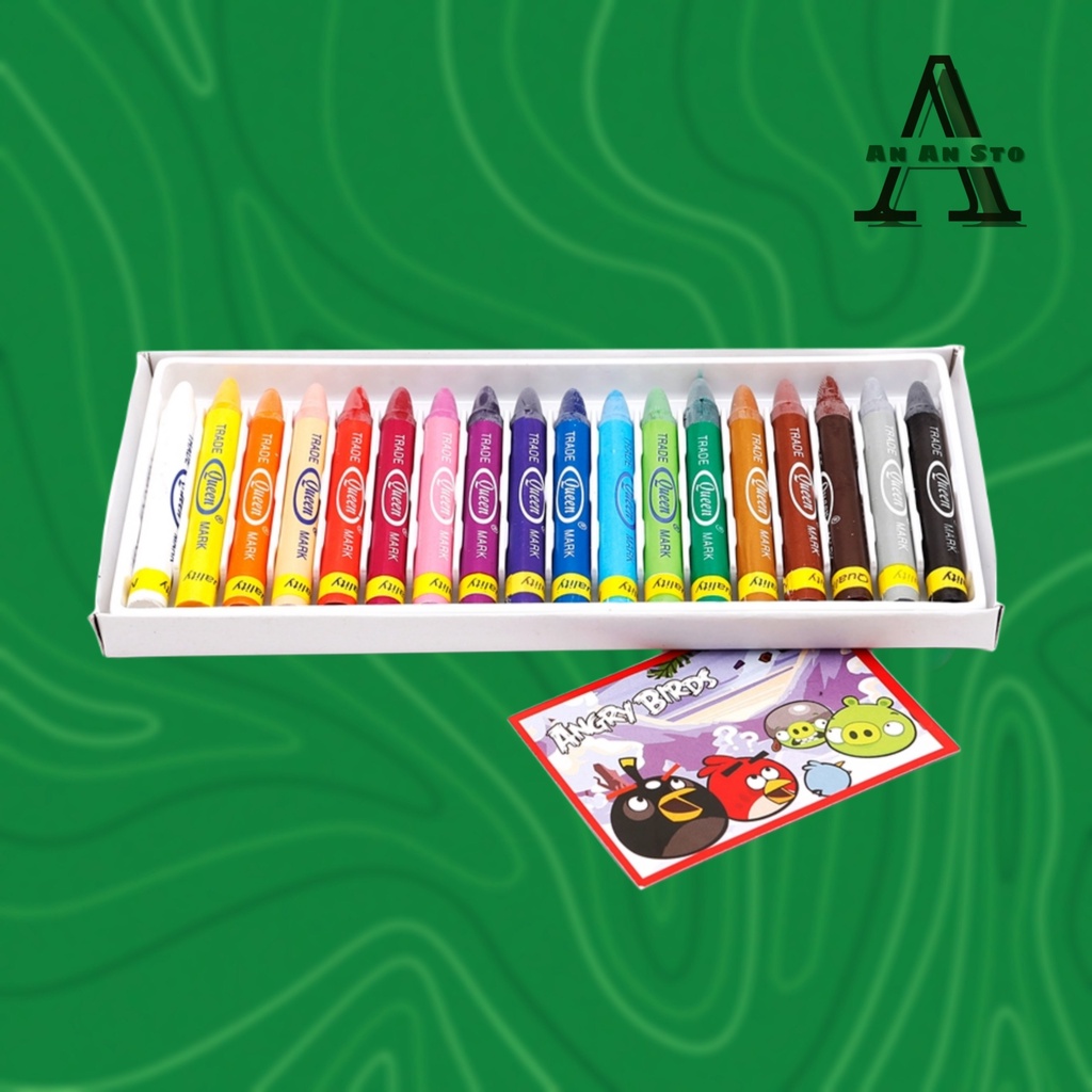 BÚT MÀU SÁP QUEEN 12 - 18 MÀU