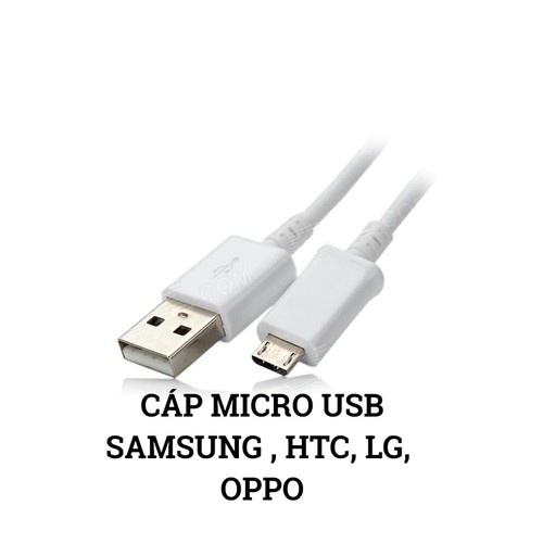 Cáp sạc Samsung ZIN micro usb bảo hành 12 tháng, cáp chuyển dữ liệu điện thoại sang máy tính chính hãng