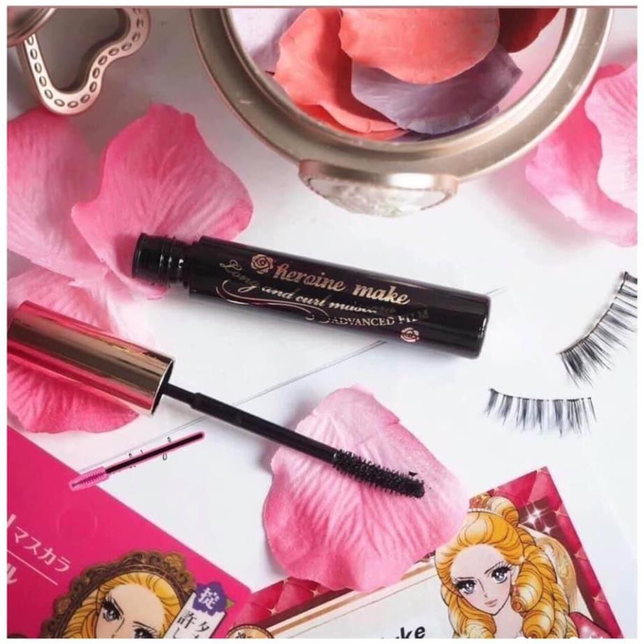 Chuốt mi Mascara Kiss Me Heroine Nội Địa Nhật Bản Chính Hãng - chống thấm nước, làm dài mi, dày mi , mi cong siêu Nét