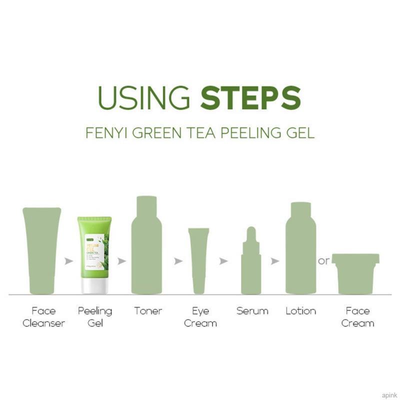 [Hàng mới về] Gel tẩy tế bào chết chiết xuất trà xanh dưỡng ẩm giảm thiểu lỗ chân lông 60g