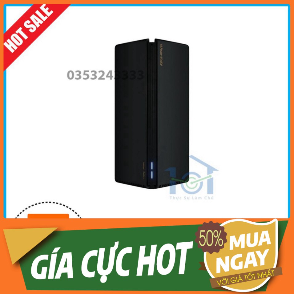 GIÁ CỰC HÓT  Bộ phát Wifi cao cấp Xiaomi AX1800 hỗ trợ Mesh, 2 băng tần, Wifi 6 - MU-MIMO 4x4 GIÁ CỰC HÓT