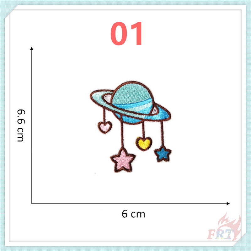 Miếng vá dán ủi thêu trang trí nhiều hình dáng tùy chọn