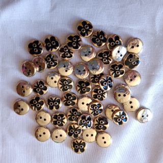 100 nút áo sơ mi 2 lỗ hình con bướm