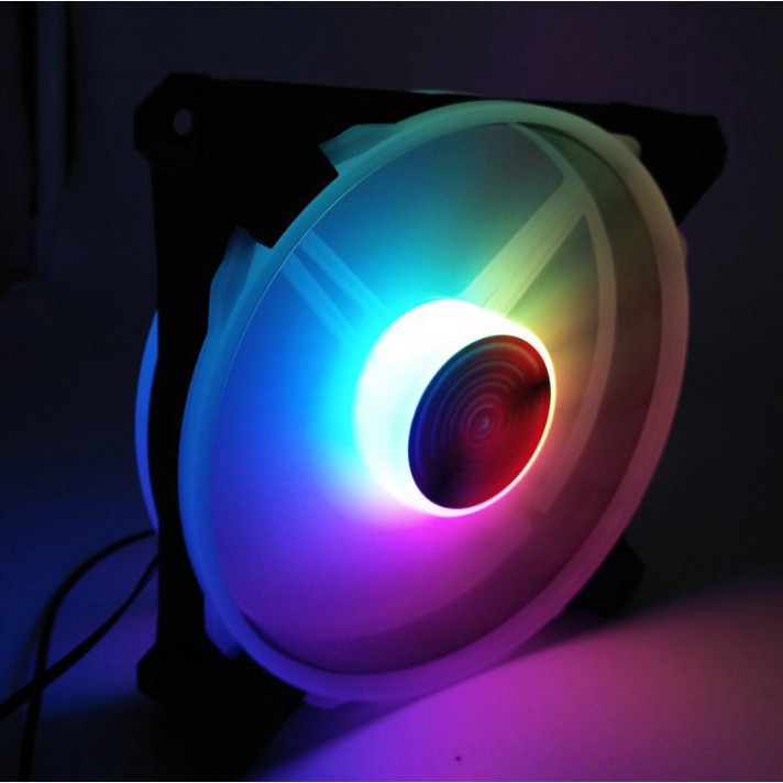 VH0H Quạt Tản Nhiệt, Fan Led RGB Coolmoon V5 - Đồng Bộ Hub Coolmoon 8 BA20