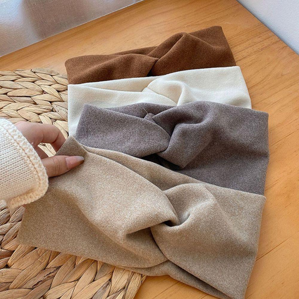 FUTURE New Turban Elasticity Headwear Wide-Brimmed Headbands Wide Cotton Bandana Women Fashion Hair Accessories Headpiece Hair Bands
