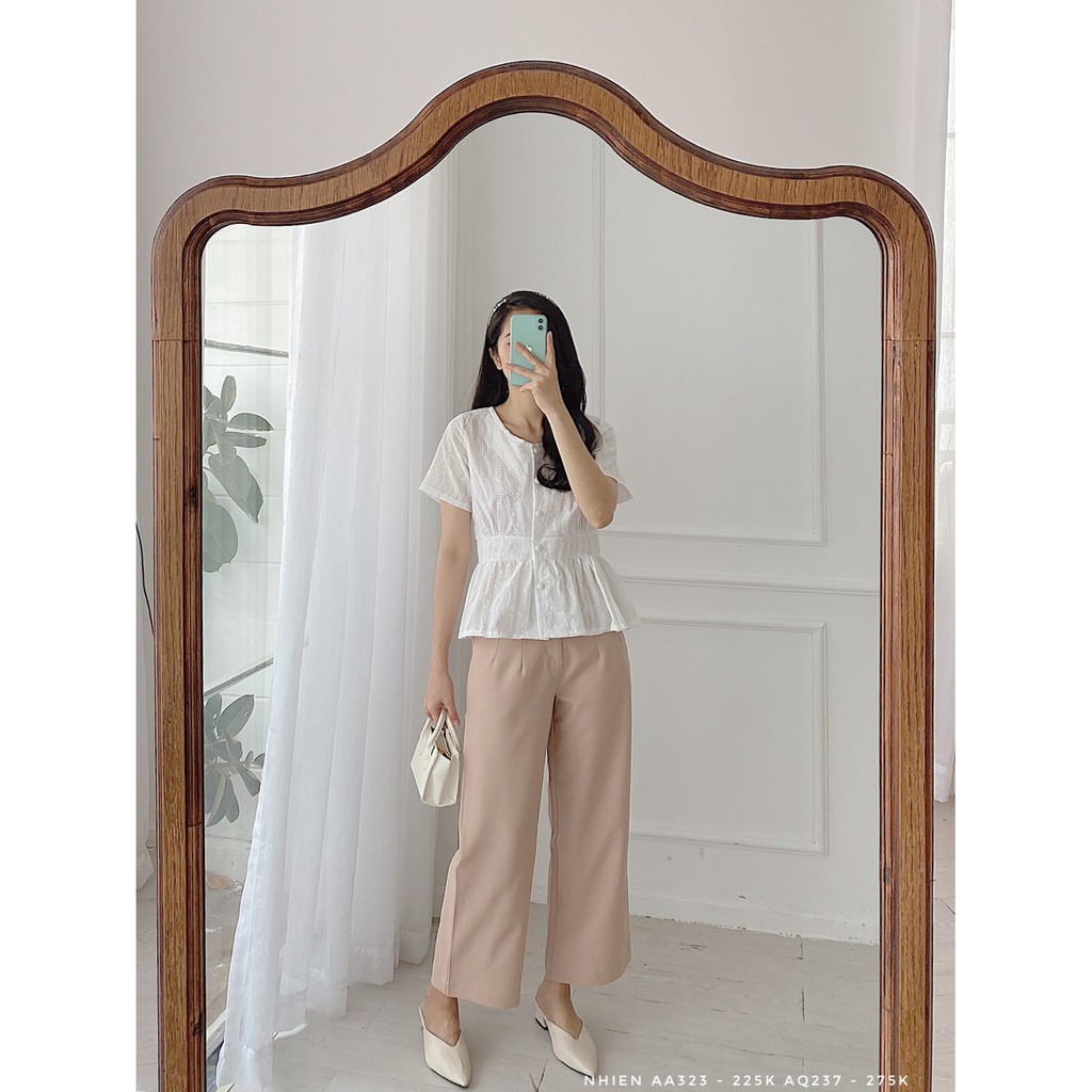 Quần tây công sở nữ nhiennhienvintage AQ237