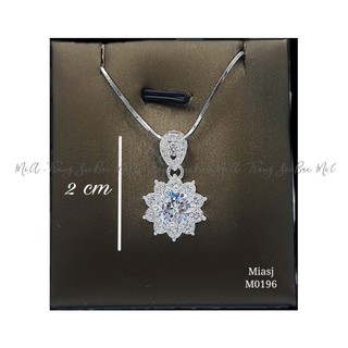 Mặt dây chuyền vòng cổ nữ bạc ý s925 cao cấp m0196 | mi.a trang sức bạc