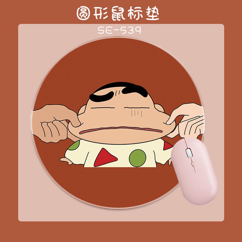 Tấm Lót Chuột Chống Trượt In Hình Cậu Bé Bút Chì Shin-Chan Dễ Thương Tiện Dụng Cho Văn Phòng