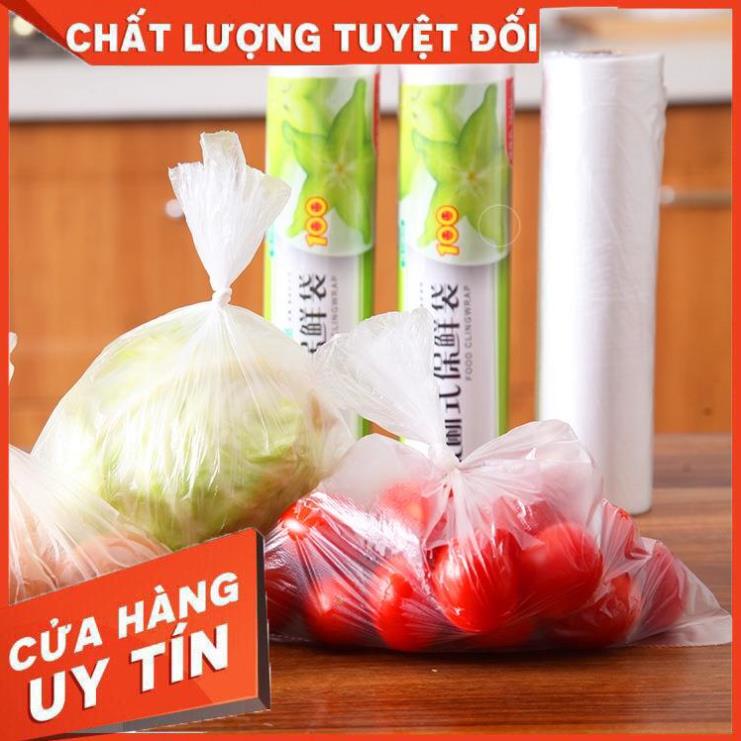 (Video Clip)  Túi Đựng Thực Phẩm Sinh Học Cuộn Túi Bóng Nhiều Kích Cỡ Đựng Thức Ăn Tủ Lạnh Bảo Quản Sạch Sẽ - GDNC0296