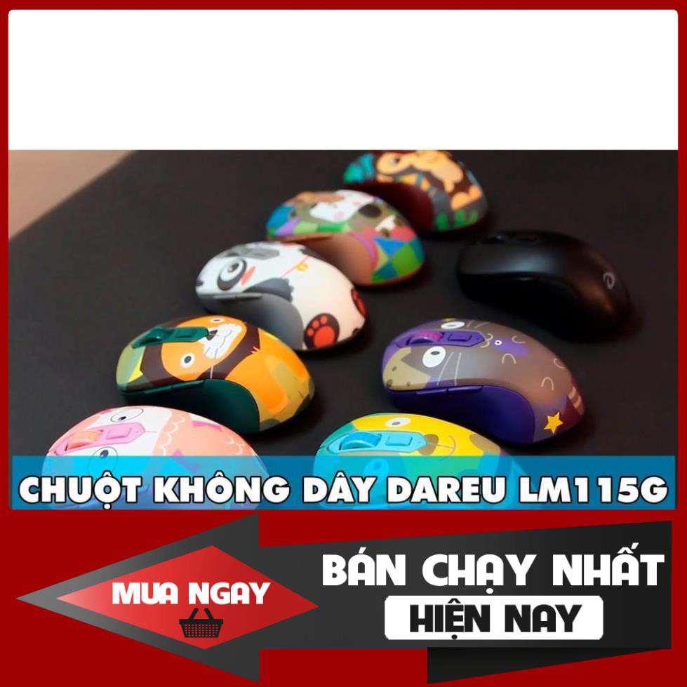 Chuột không dây DARE-U LM115G Rồng - Hàng chính hãng