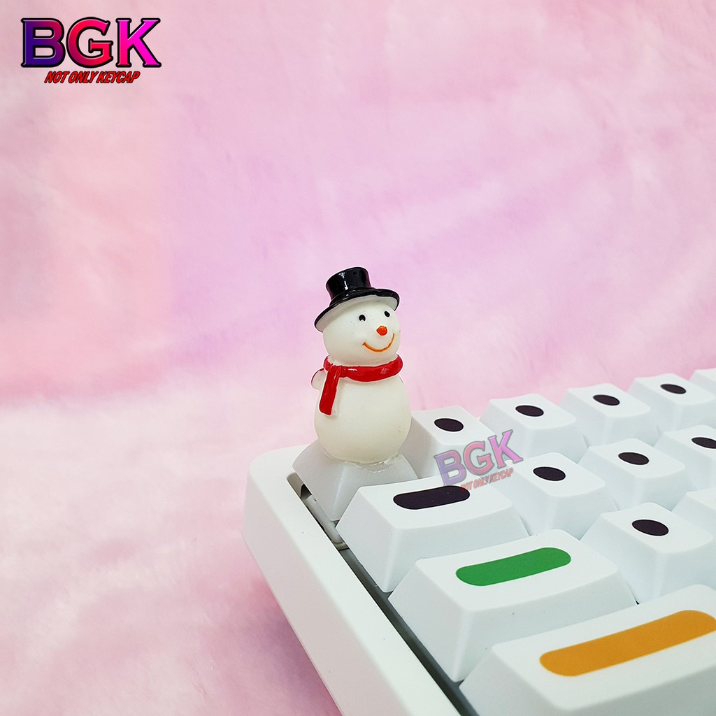 Keycap lẻ hình chủ đề giáng sinh siêu dễ thương Keycap Artisan Christmas Theme