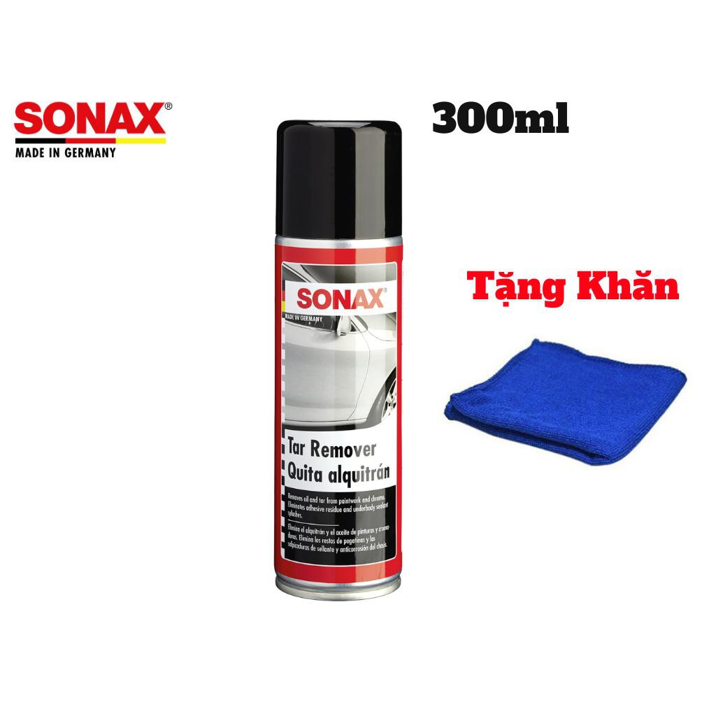 [Tặng Khăn] Sonax Tar Remover 334250 300ml - Dung Dịch Vệ Sinh Tẩy Nhựa Đường