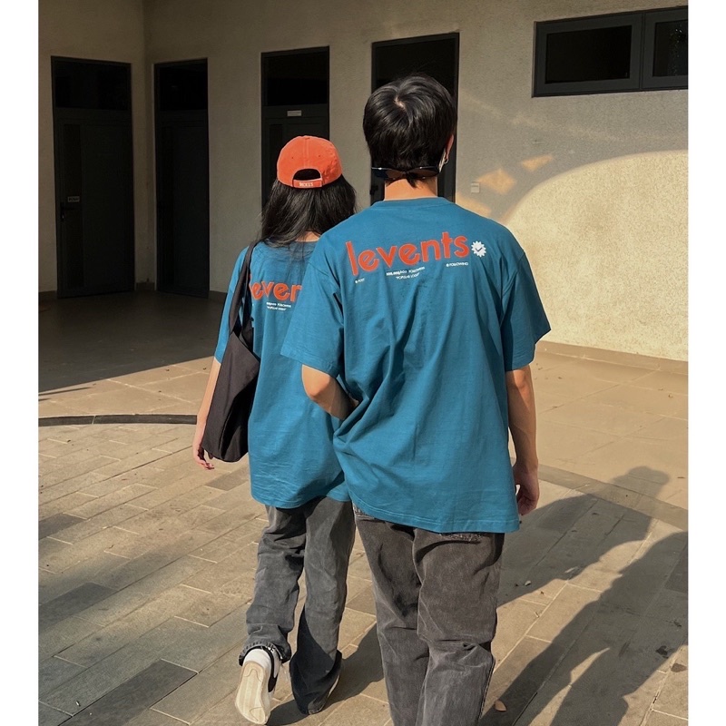 Áo Thun Local Brand Levents Popular Logo Nam nữ Unisex Full tag