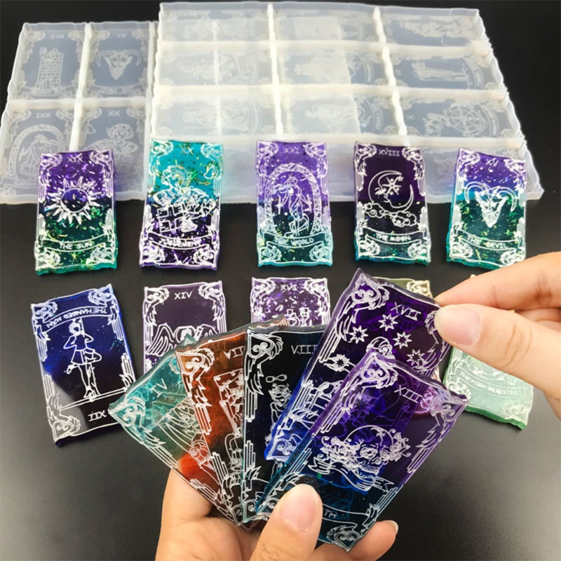 Khuôn Silicone Làm Thẻ Trò Chơi Giải Trí DIY