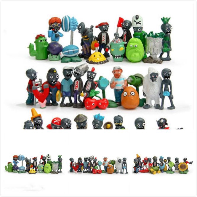 Set 40 Mô Hình Đồ Chơi Nhân Vật Trong Game Plants Vs. Zombie Kids Toys