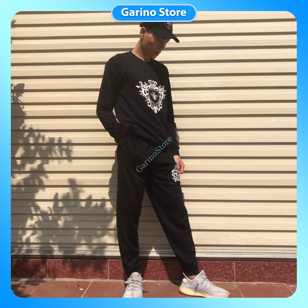 [XẢ KHO] Bộ nỉ nam in hình Ong bằng decal không phai không xù khi giặt | BigBuy360 - bigbuy360.vn