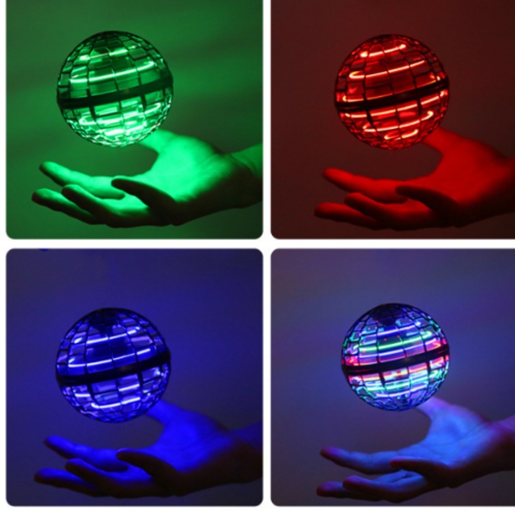 Quả cầu ma thuật boomerang bóng bay UFO có đèn nhấp nháy có điều khiển đồ chơi giải trí ngoài trời cho bé