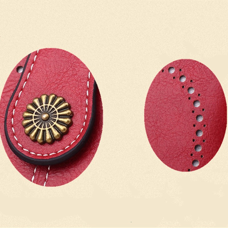 Ví PIERRE LOUES dáng dài khóa kéo cỡ lớn có dây đeo dành cho nữ