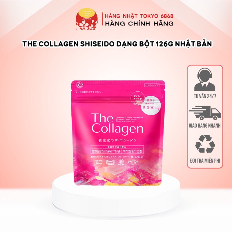 (Hàng Chuẩn) The Collagen Shiseido dạng bột 126g Nhật Bản