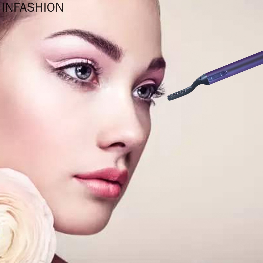 [Hàng mới về] Dụng cụ uốn cong mi bằng nhiệt điện sử dụng lâu bền