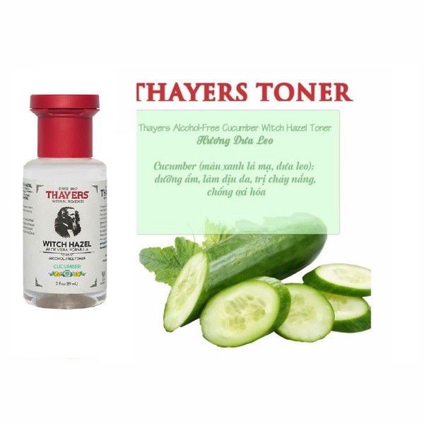 Nước Hoa Hồng Thayers Làm Sạch, Se Khít Lỗ Chân Lông phiên bản mini 89ml