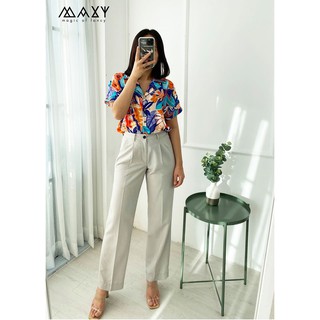 QUẦN - PLEATED CULOTTES - Quần ống suông đứng