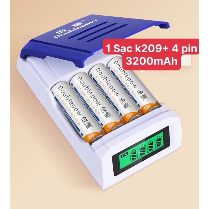 Pin Sạc Doublepow 3200mAh - Pin Sạc Dùng Cho Micro