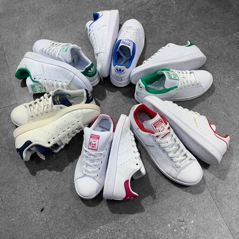 [Chính hãng ] Giày Stan Smith Trắng Xanh (M20605)