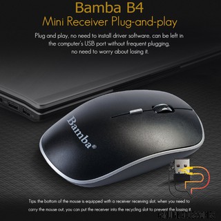 CHUỘT KHÔNG DÂY BAMBA B4 - MOUSE KHÔNG DÂY BAMBA B4
