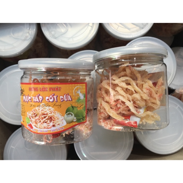 Mực hấp cốt dừa lọ nhỡ