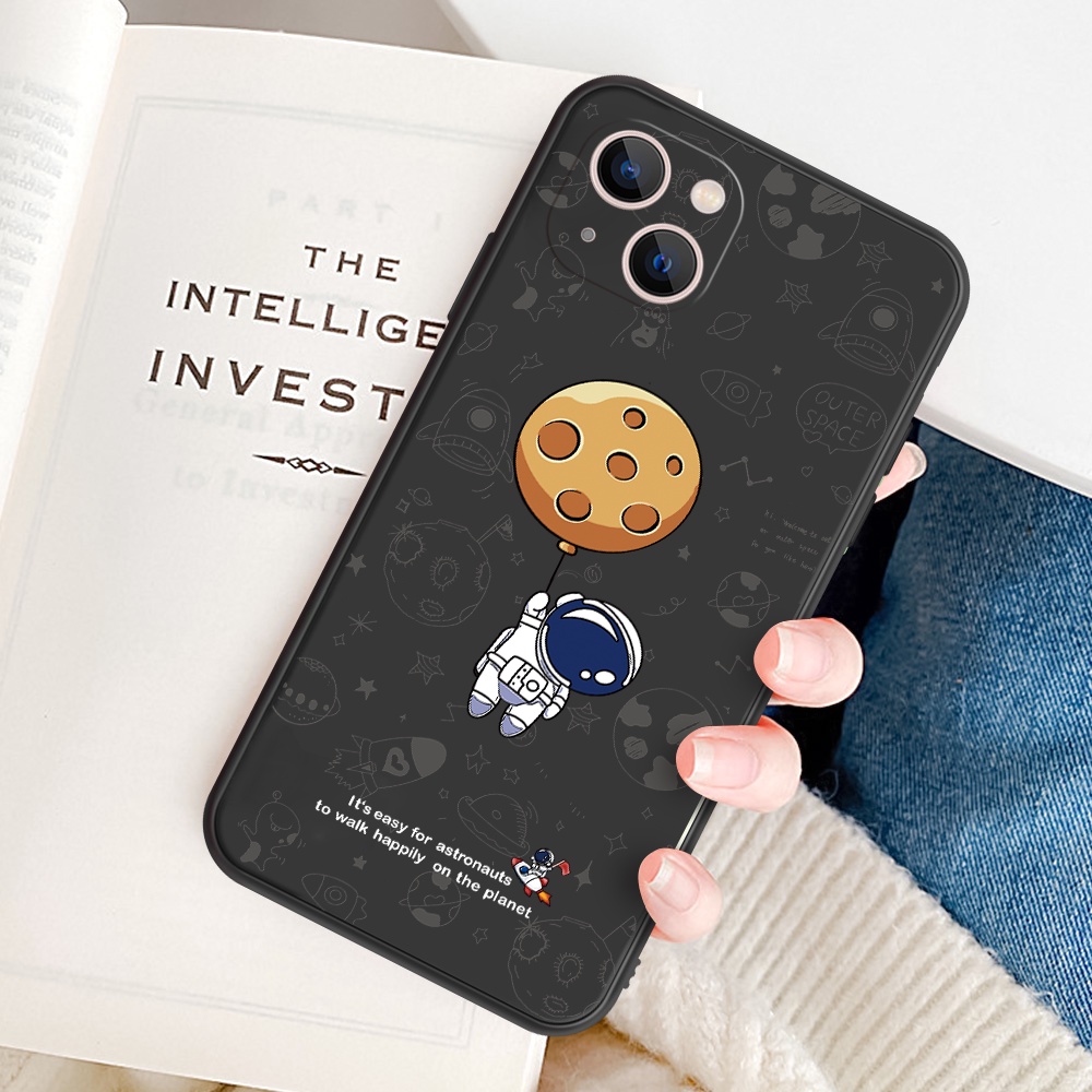 Ốp Điện Thoại Bảo Vệ Cho samsung galaxy A51 A71 A31 A21S M40S A03S M32 F22 A33 A53 A73 A23 Soft Silicone Cartoon Astronaut B3K4