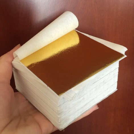 [Hàng Kiểm Định] 500 Lá Vàng dát vàng, nguyên liệu slime Hàng ý Giá Sỉ
