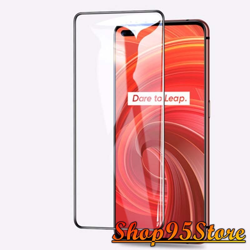 Cường lực full màn Oppo Reno 4 Reno 5 Reno 7 7z  full keo không chấm ly ty ( Đen )