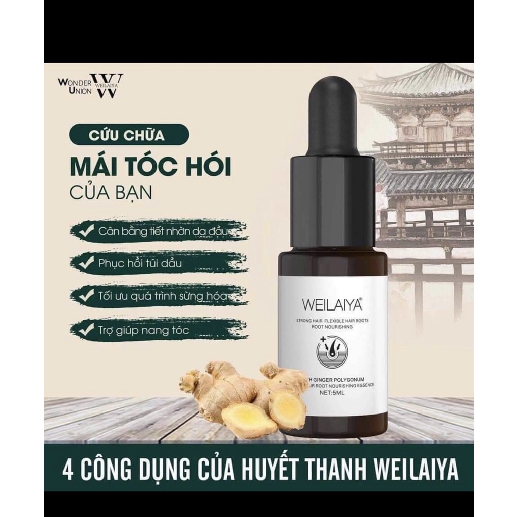SERRUM , HUYẾT THANH KÍCH THÍCH MỌC TÓC WEILAIYA . NGĂN NGỪA TÓC RỤNG TỐI ĐA , KÍCH THÍCH TÓC MỌC LẠI NHANH CHÓNG ,