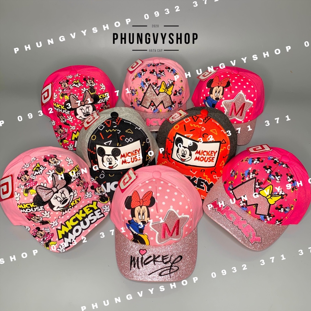 Bé 2.5-7 tuổi/ Mũ lưỡi trai cho bé trai bé gái- KET MÍC KY- nón kết trẻ em