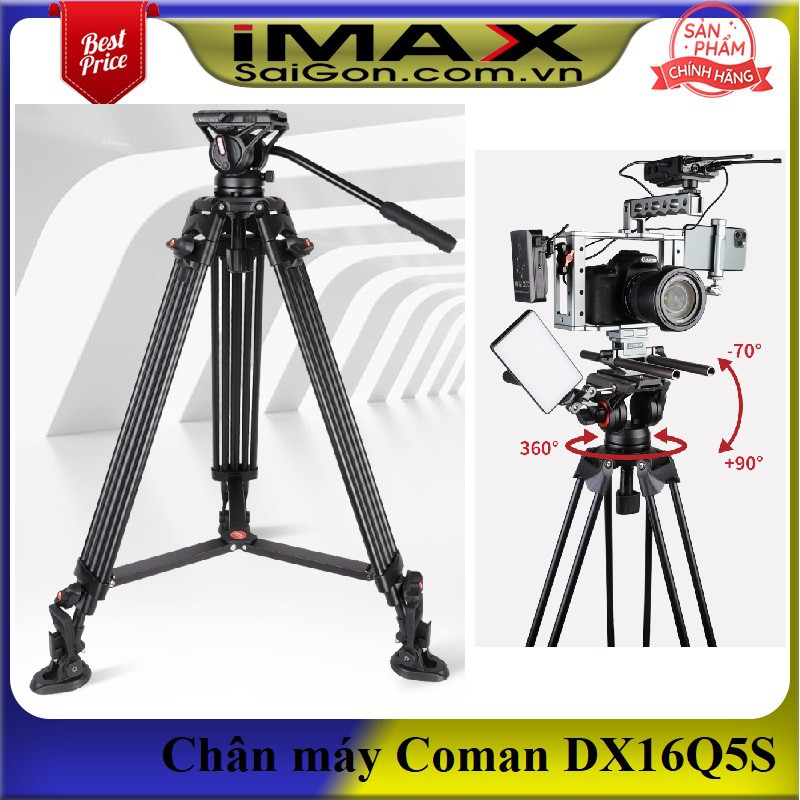 Chân máy quay Coman DX16Q5S Pro