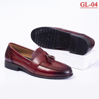 [Da bò thật] Giày lười công sở đẳng cấp châu âu GL04