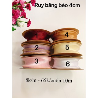 Ruy băng bèo 4.0cm [1 mét]