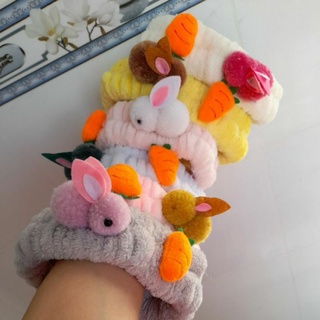 Băng đô bờm cài tóc thỏ cà rốt thời trang