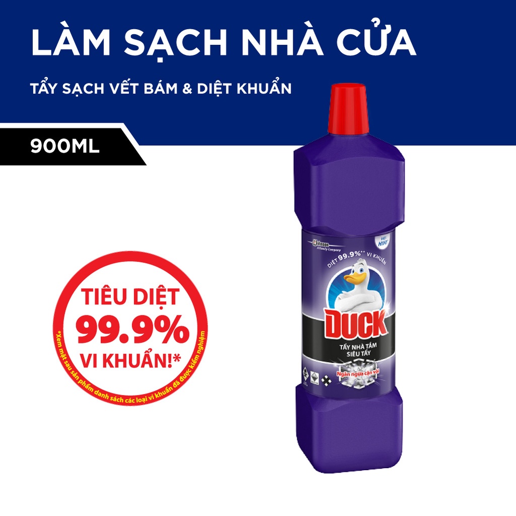 DUCK Tẩy Rửa Nhà Tắm Siêu Tẩy Pro 900ml