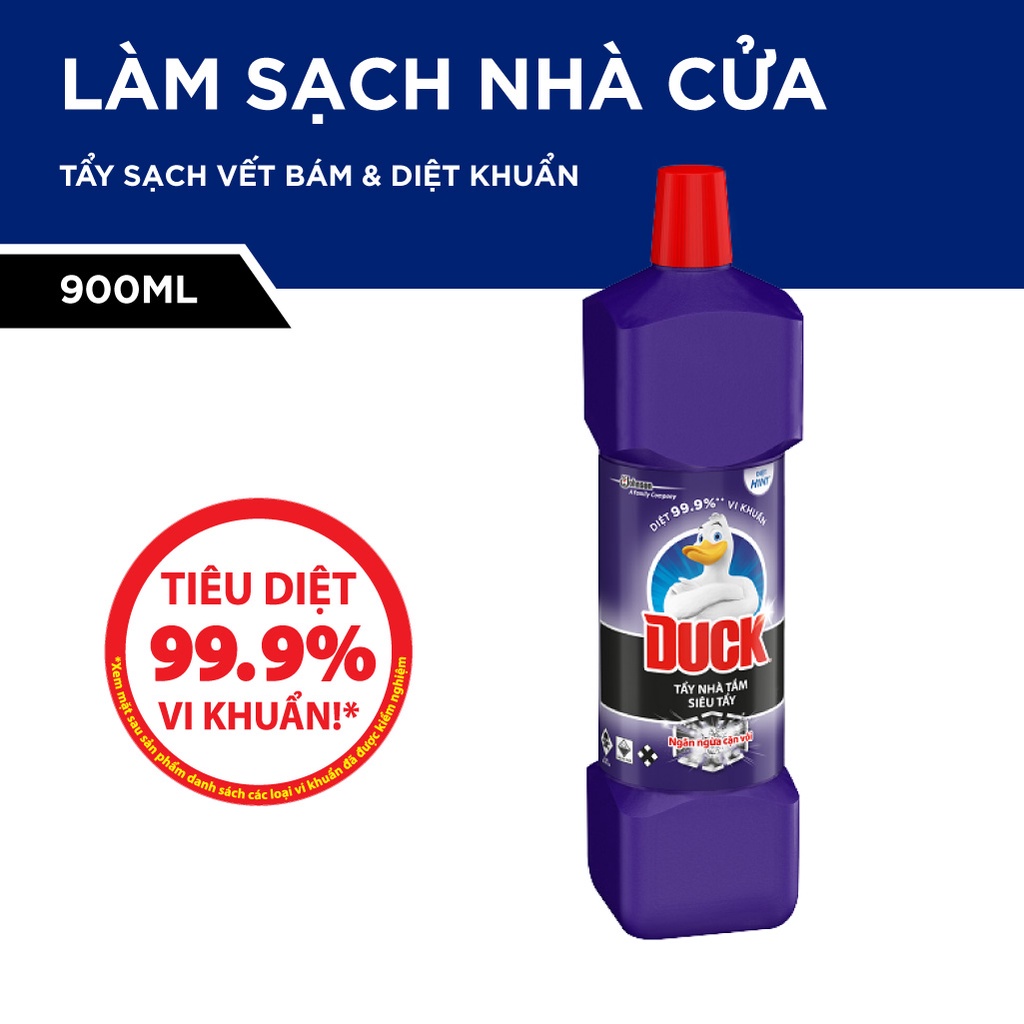 DUCK Tẩy Rửa Nhà Tắm Siêu Tẩy Pro 900ML