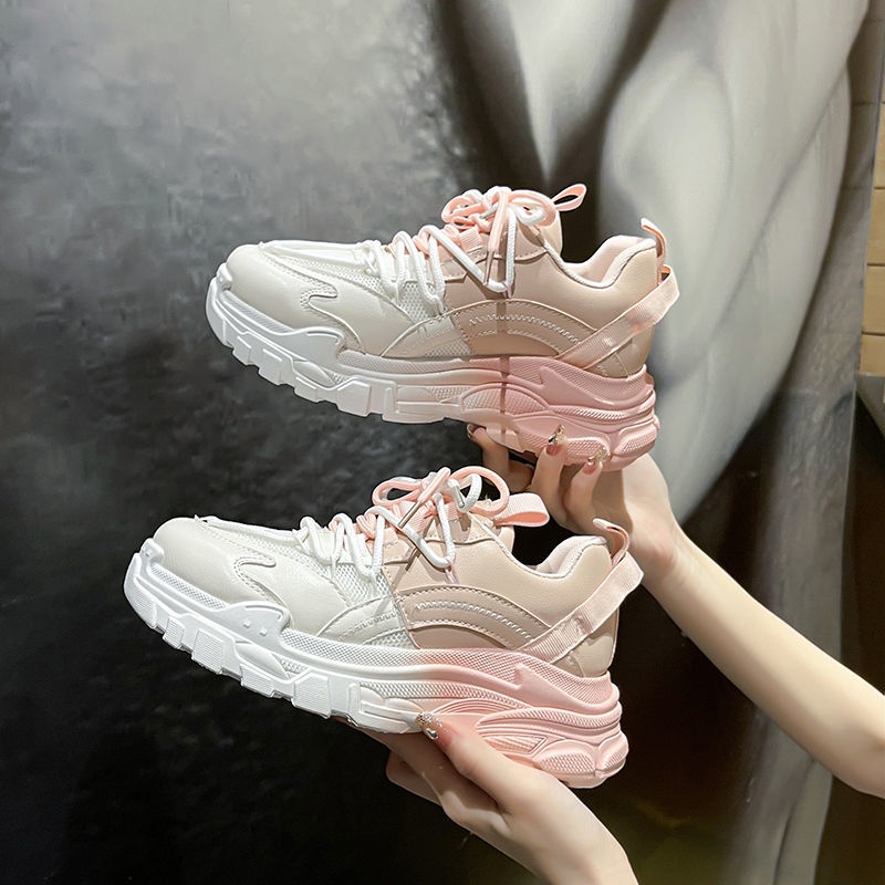 Giày Thể Thao Mùa Hè Phong Cách Harajuku Hàn Quốc Mới Cho Nữ