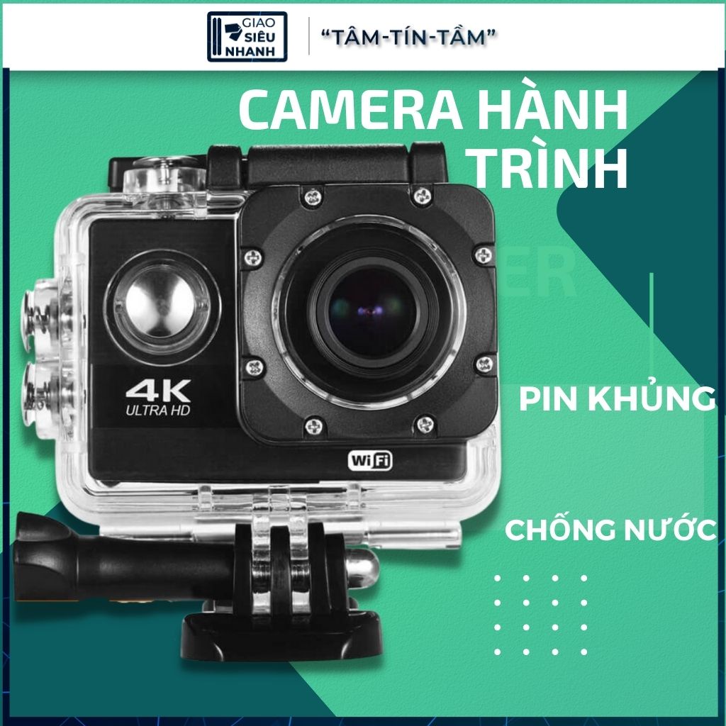 Camera hành trình - Camera chống nước 4k Sports Ultra HD - Hình ảnh 4K cực tốt - Bền bỉ - BẢO HÀNH 12 THÁNG