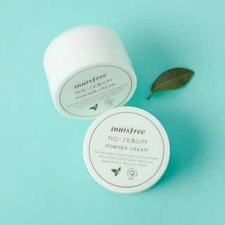 BIG SALE KEM DƯỠNG KIỀM DẦU INNISFREE NO SEBUM POWDER CREAM 25G