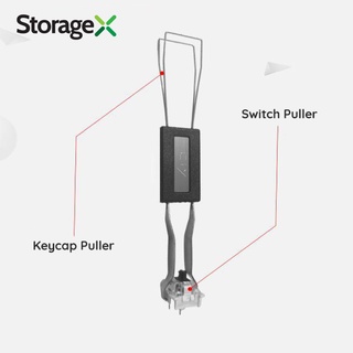 Dụng cụ nhổ keycap và switch X Puller 2 in 1 cho bàn phím cơ