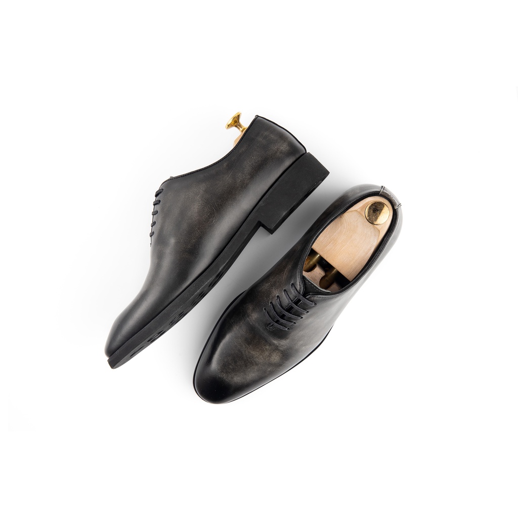 Giày Oxford Nam Công Sở XOĂN SHOP Da Bò Thật Size 38 Đến 43 Màu Xám - X123