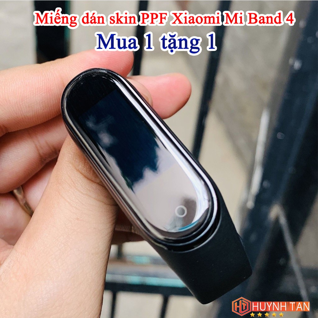 FREESHIP 99K TOÀN QUỐC_Miếng dán trong PPF Xiaomi Mi Band 4 siêu mỏng như không dán (Tặng 1 miếng dự phòng)