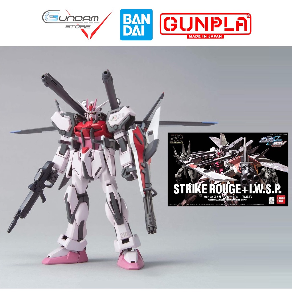 Mô Hình Gundam HG Strike Rouge IWSP 1/144 Hgseed Bandai Đồ Chơi Lắp Ráp Anime Nhật