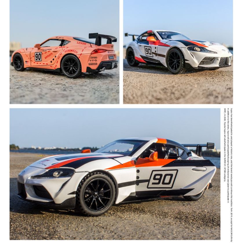 Siêu xe mô hình kim loại Toyota Supra Devil GT4 Super Sports Tỷ lệ 1:32