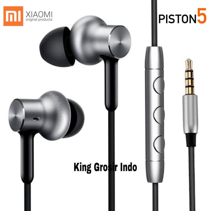 Tai Nghe Xiaomi Piston 8 Mi8 Pro Hd Hi-res Màu Đen